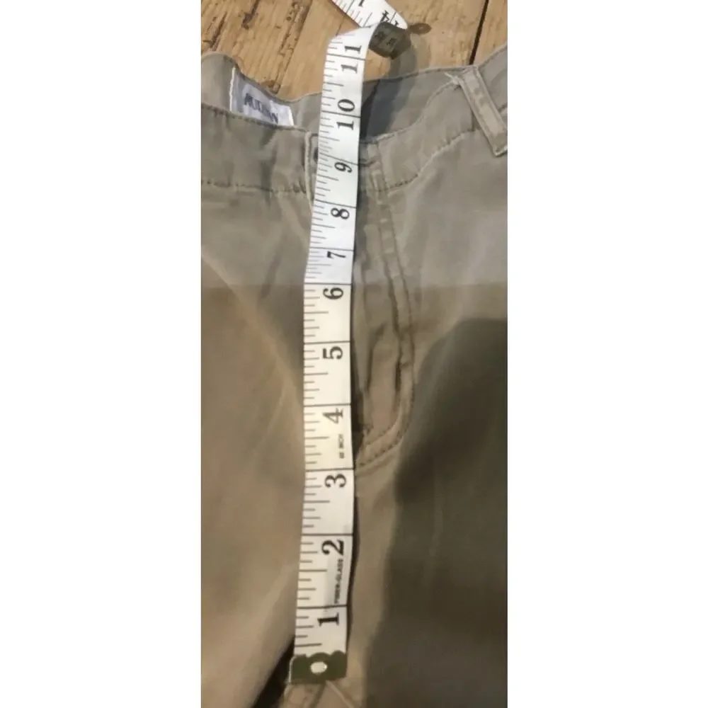 hudson shorts Cutoff Bermuda Length tan boys size 18